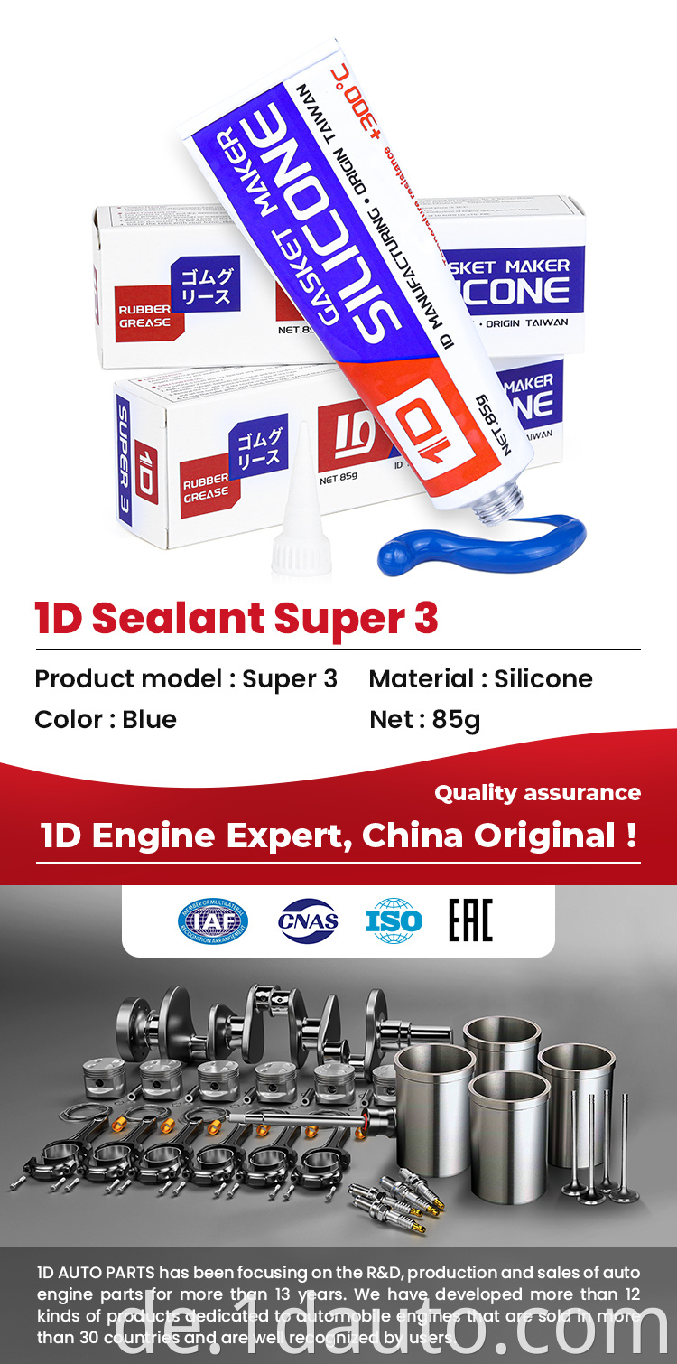 Blue High Temperature Silicone Sealant for Engine